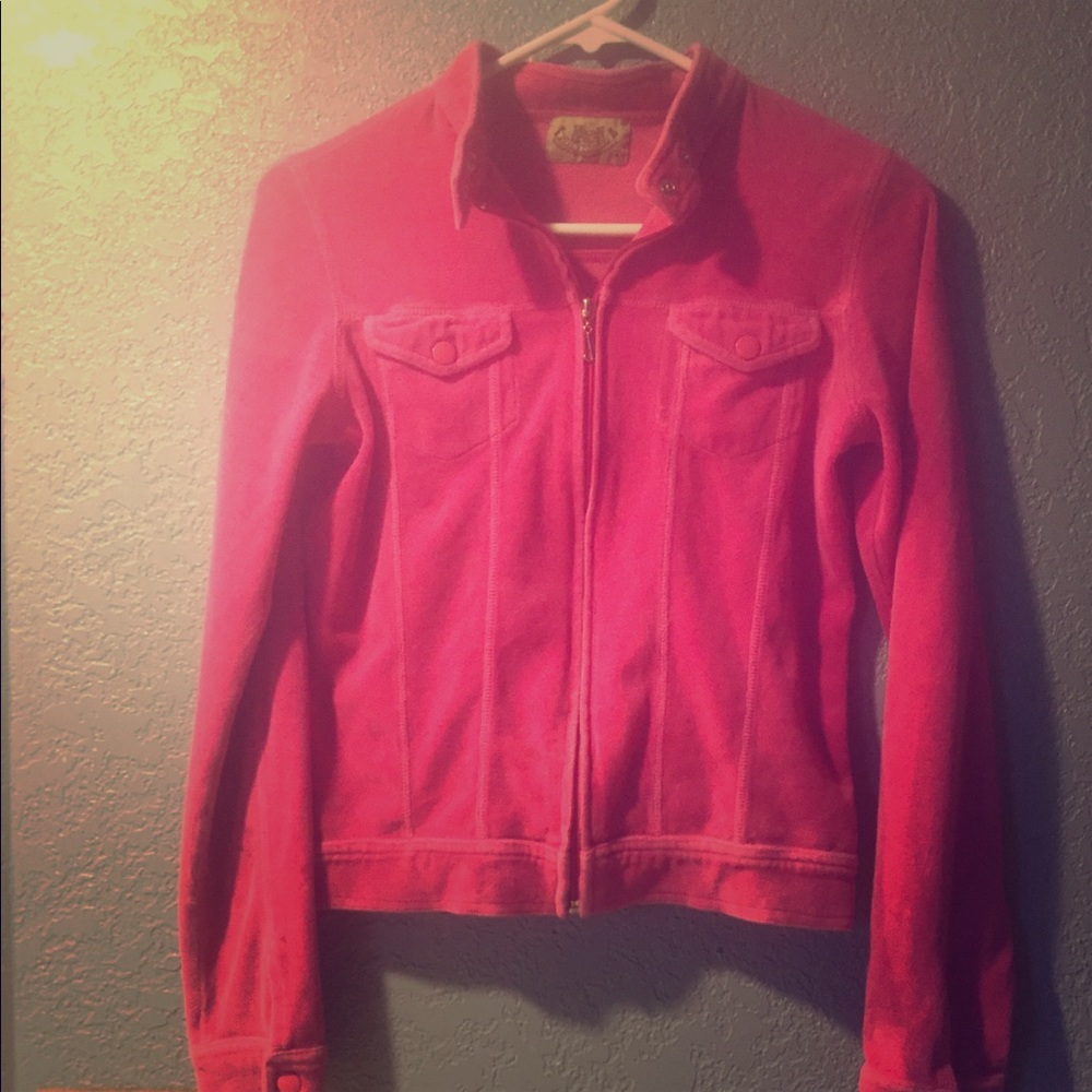 Juicy Couture Velour “Motorcycle” Jacket